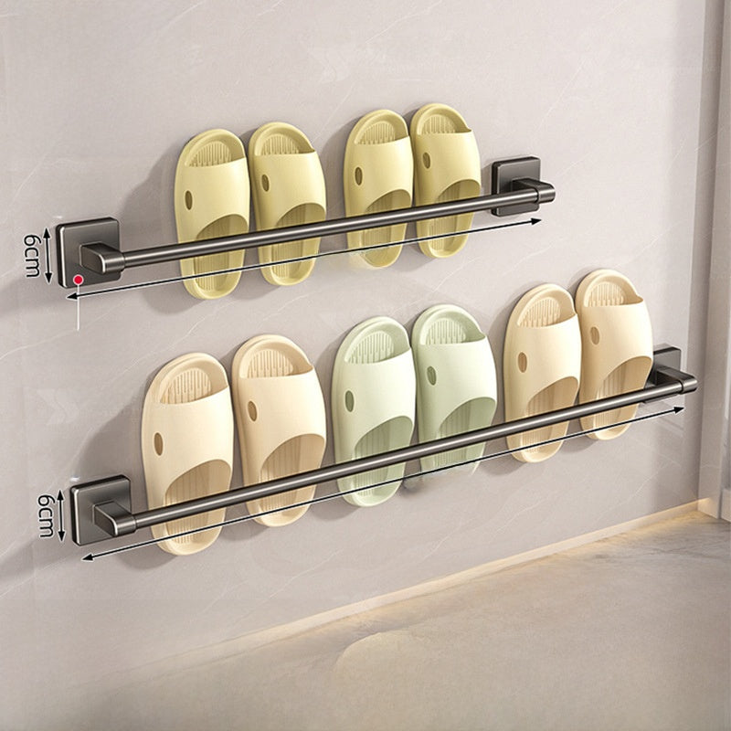 Bathroom Wall-Mounted Slipper Rack