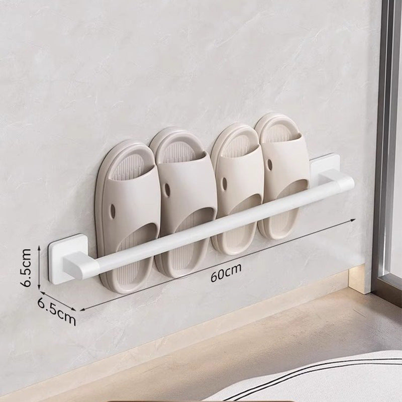 Bathroom Wall-Mounted Slipper Rack
