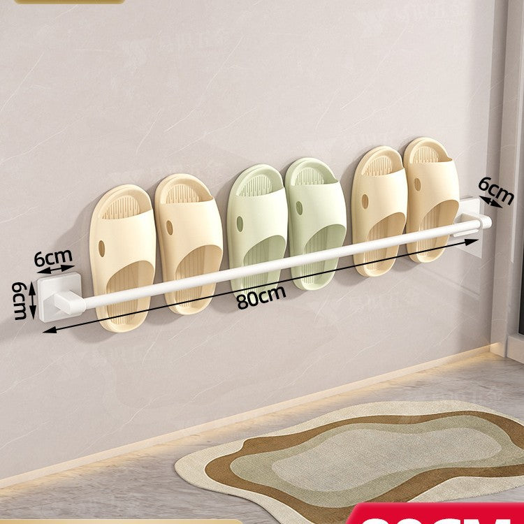 Bathroom Wall-Mounted Slipper Rack