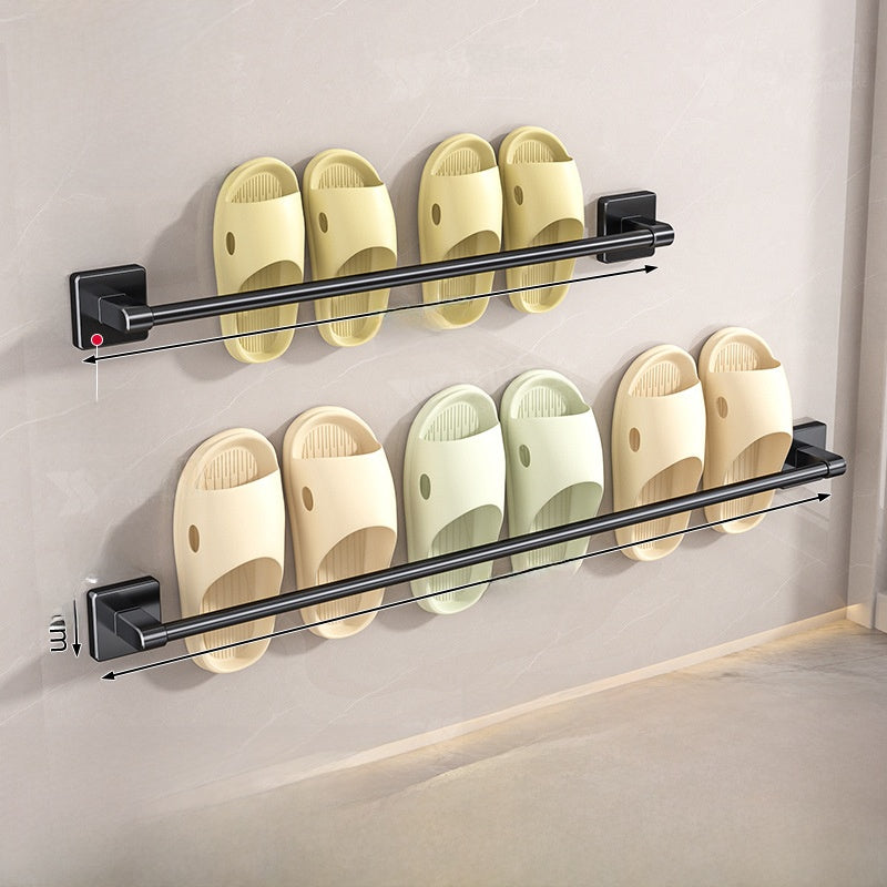 Bathroom Wall-Mounted Slipper Rack