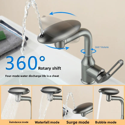 Universal Four-Stage Bathroom Washbasin Faucet