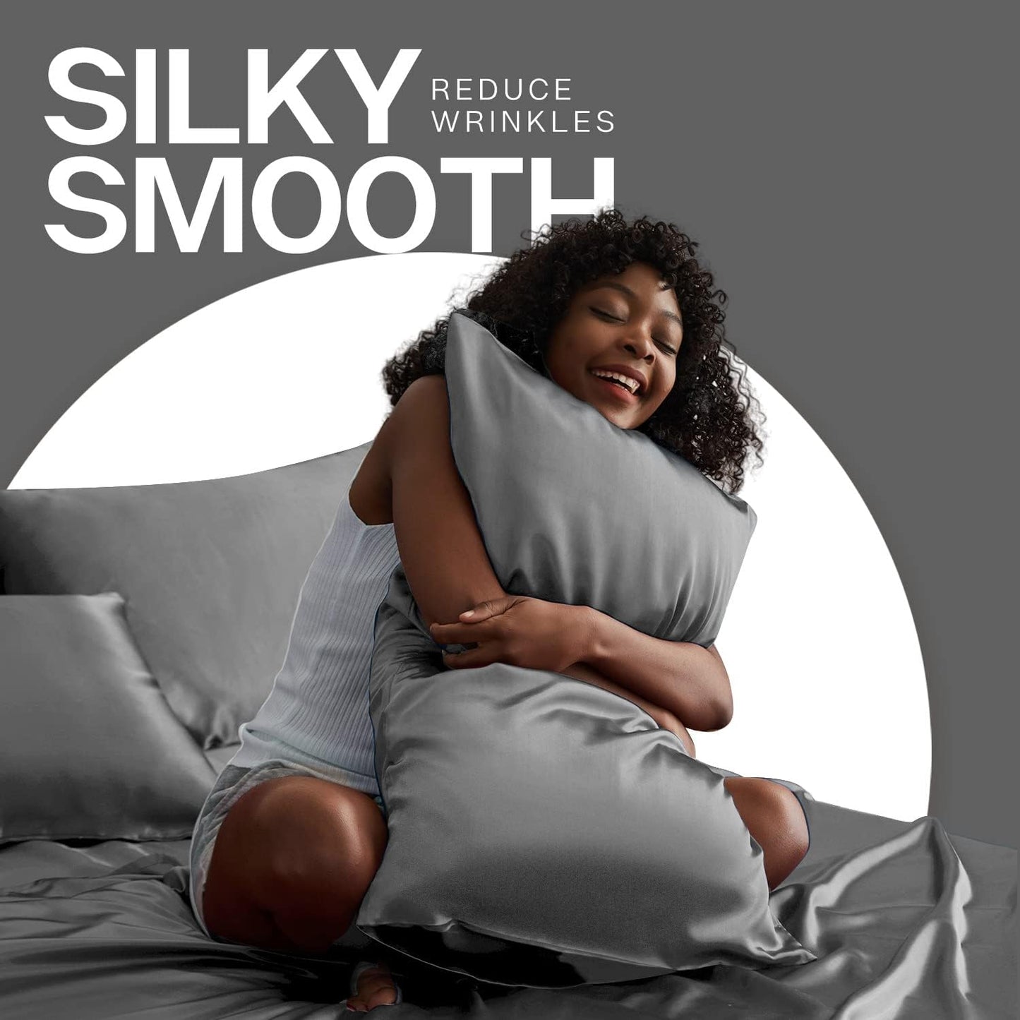 Silk pillow cover