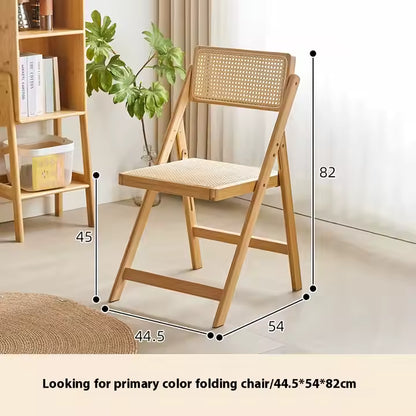 Foldable wooden chair