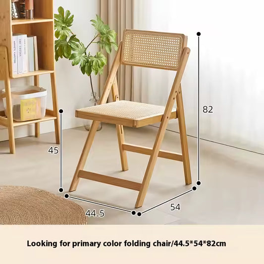 Foldable wooden chair