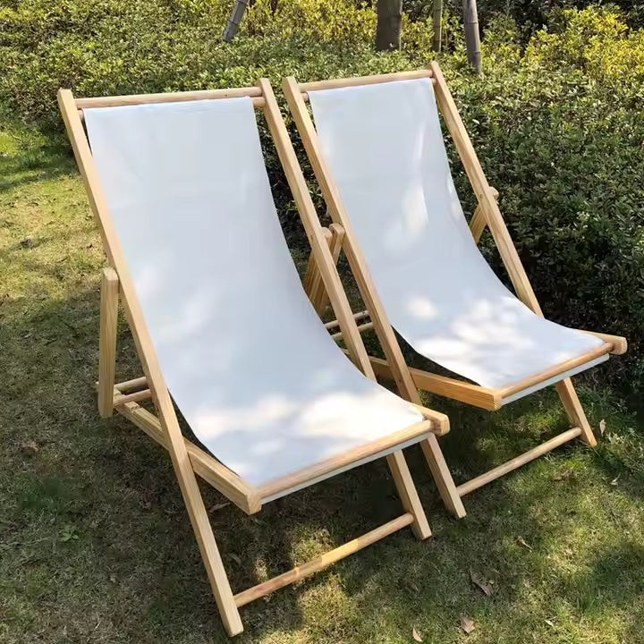 Folding Wooden Beach Chair
