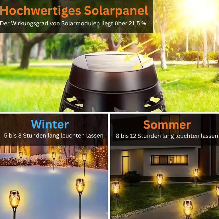 LED-Solar-Fackellicht, 4er-Set Bestseller