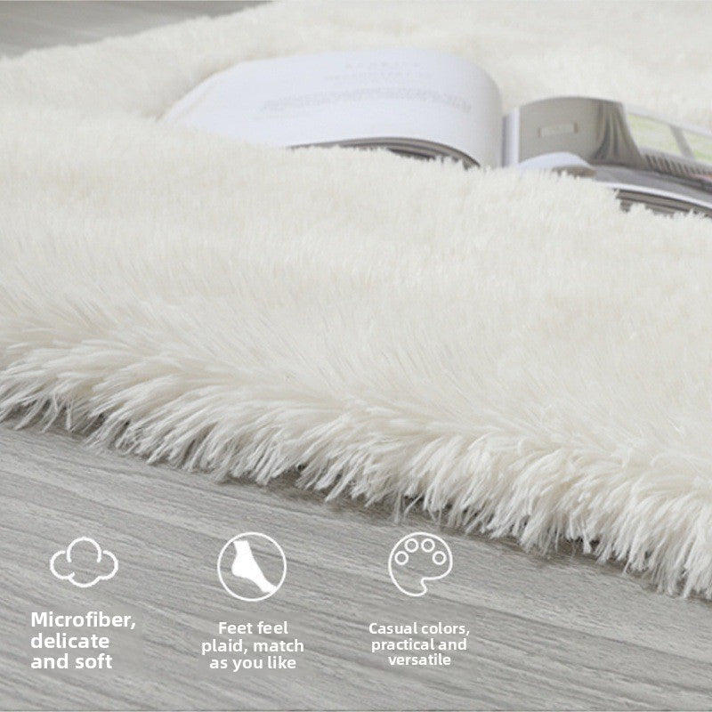 Plush home living room sofa room carpet
