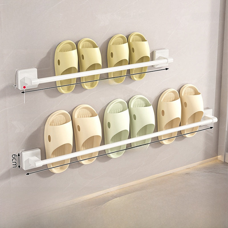 Bathroom Wall-Mounted Slipper Rack